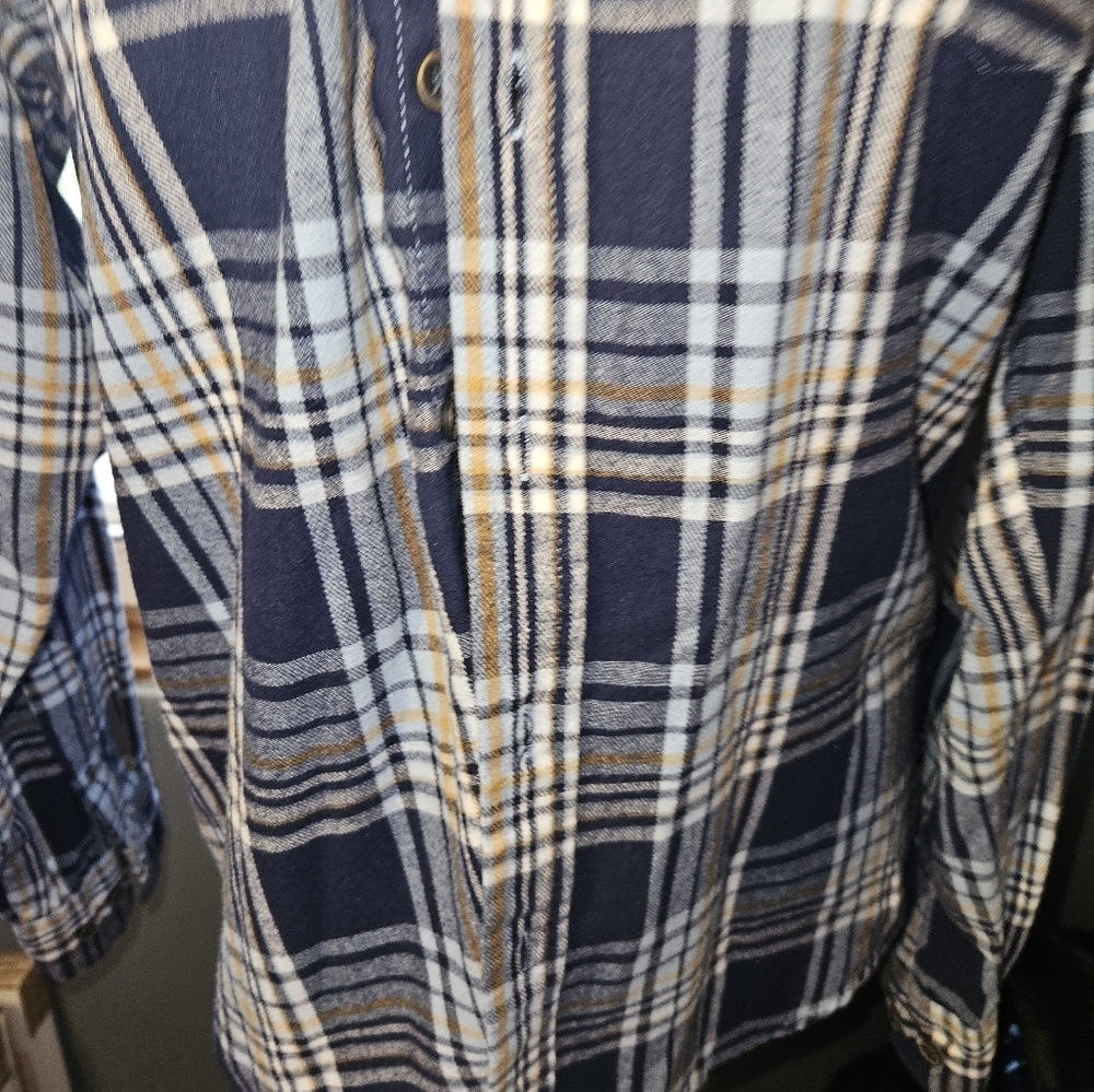 Nickel & Iron Womens Plaid Long Sleeve Button Up Shirt Size M - Picture 3 of 10